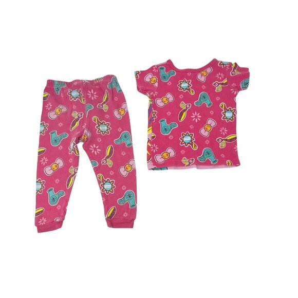 Baby Clothes - Pink Romper and Prink Print Nickelodeon Pajamas - ‎ Size 2T - Picture 3 of 6